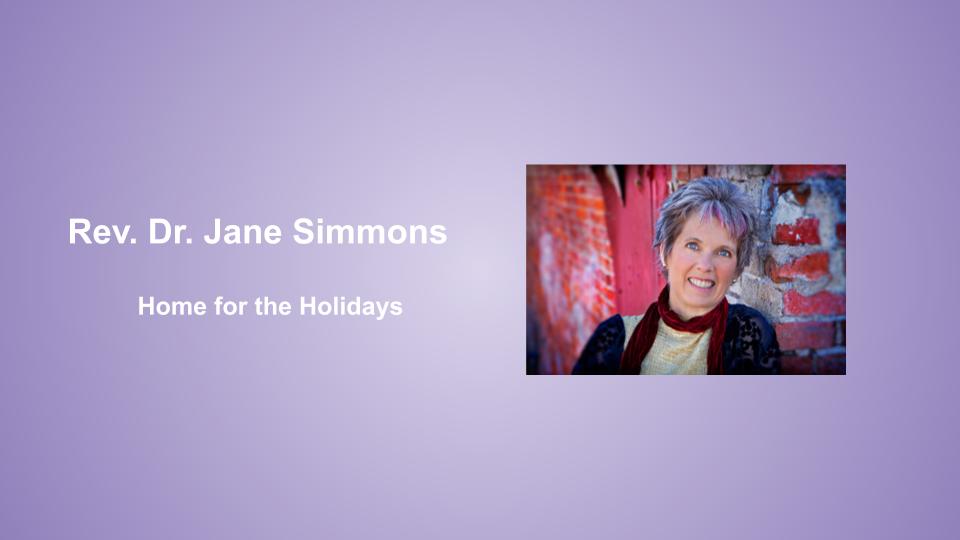 Rev. Dr. Jane Simmons